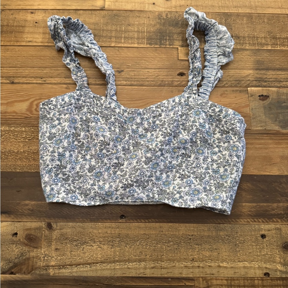 Flowery American Eagle tank top